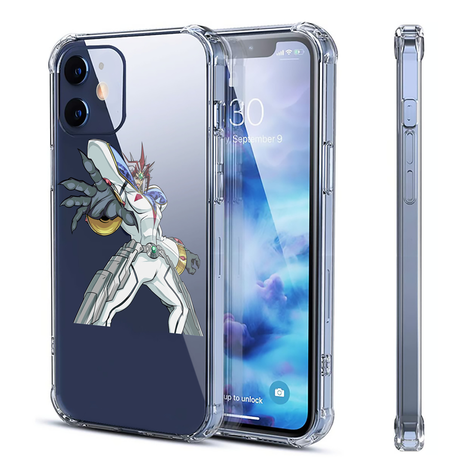 （画像用） 遊☆戯☆王 Yu-Gi-Oh! 【iPhone 12シリーズ対応】透明スマホケース（クリアソフトケース）